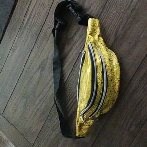Yellow fanny pack